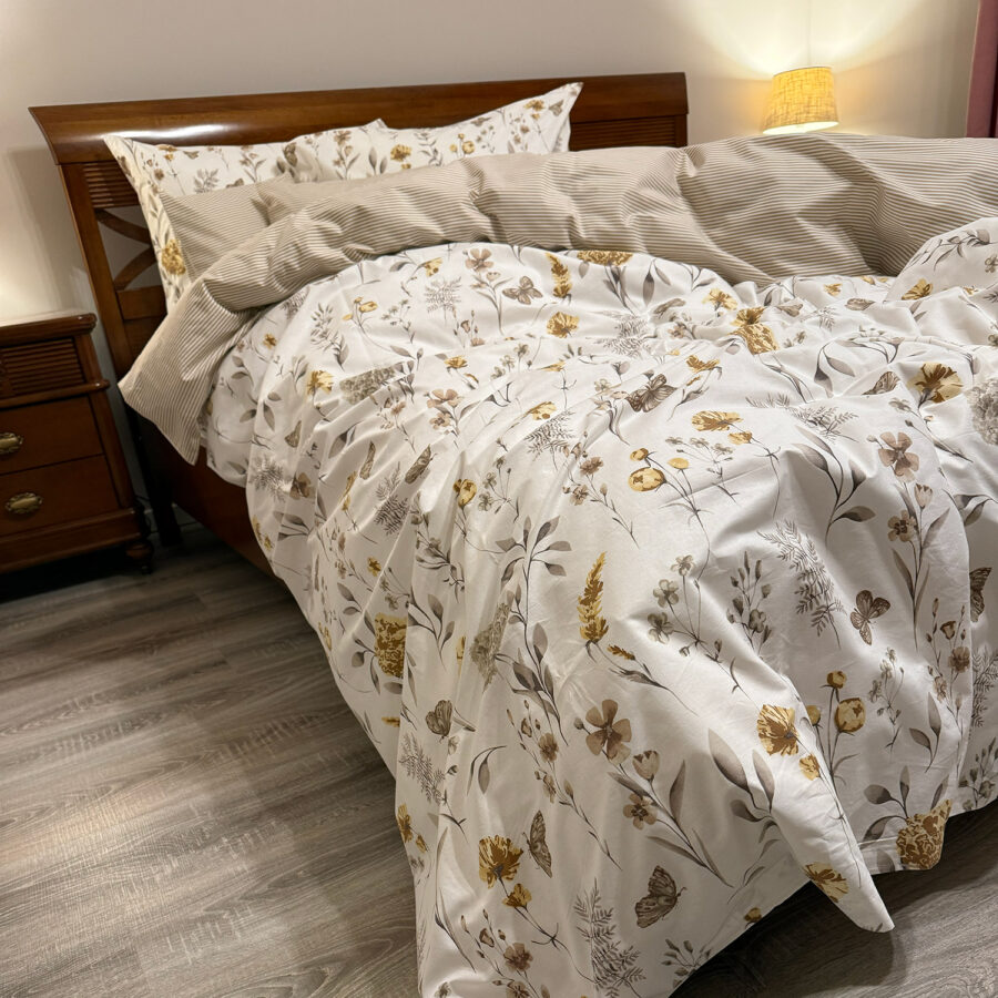 Lenjerie de pat florală 12 – vedere frontală