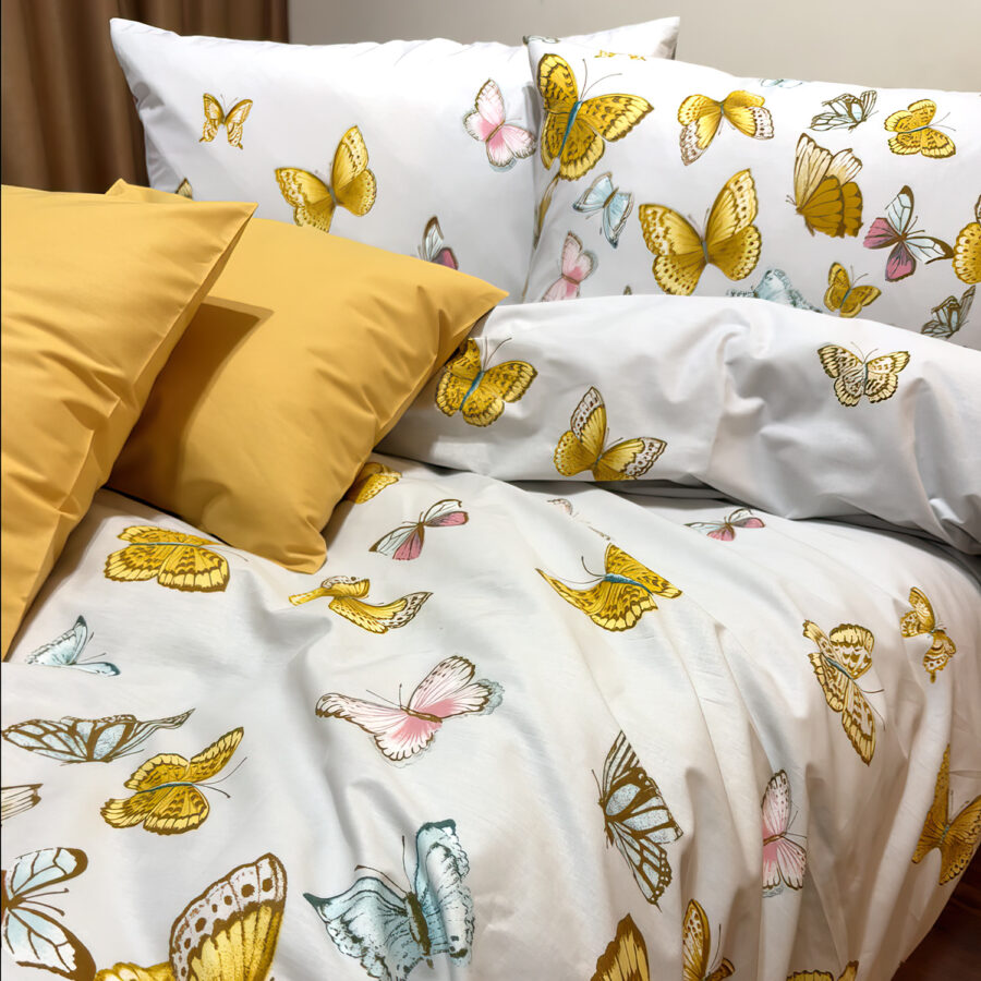 Lenjerie de pat non-florală 7 – detaliu material