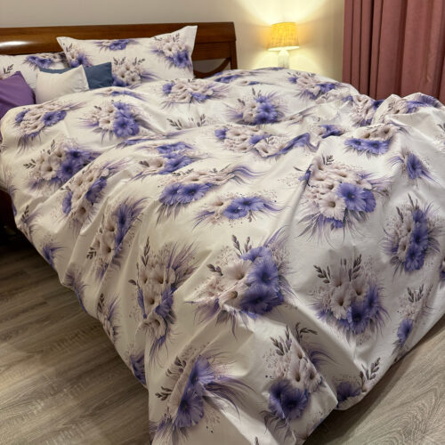 Lenjerie de pat florală 19 – vedere frontală