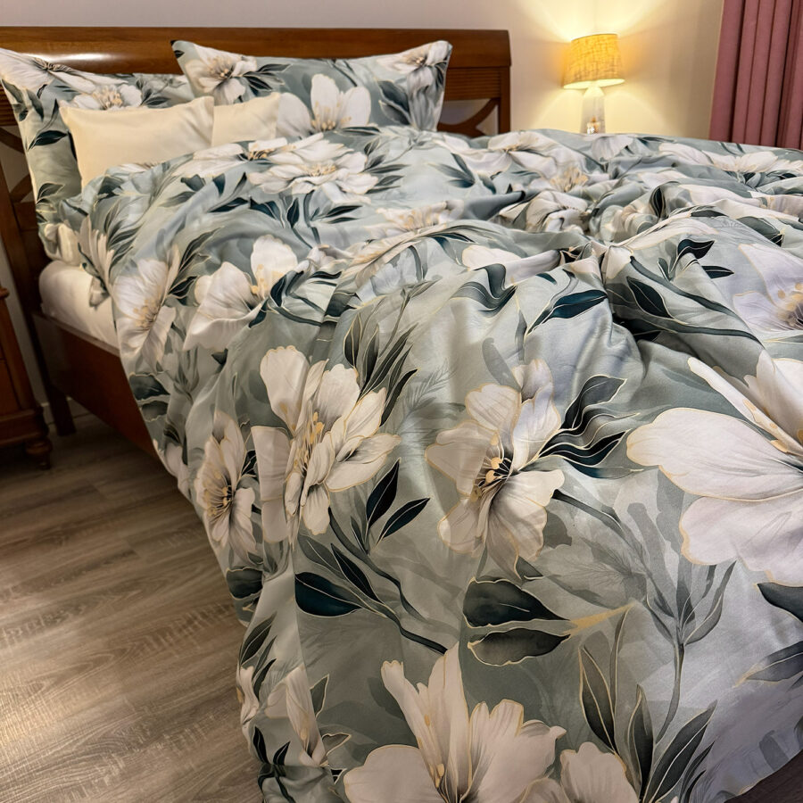 Lenjerie de pat din bumbac dublu satinat 12 – vedere frontală