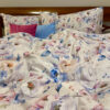 Lenjerie de pat florală 49 – detaliu material